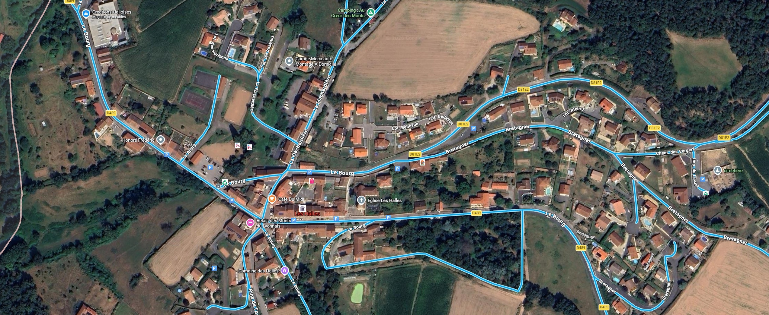 Carte du village